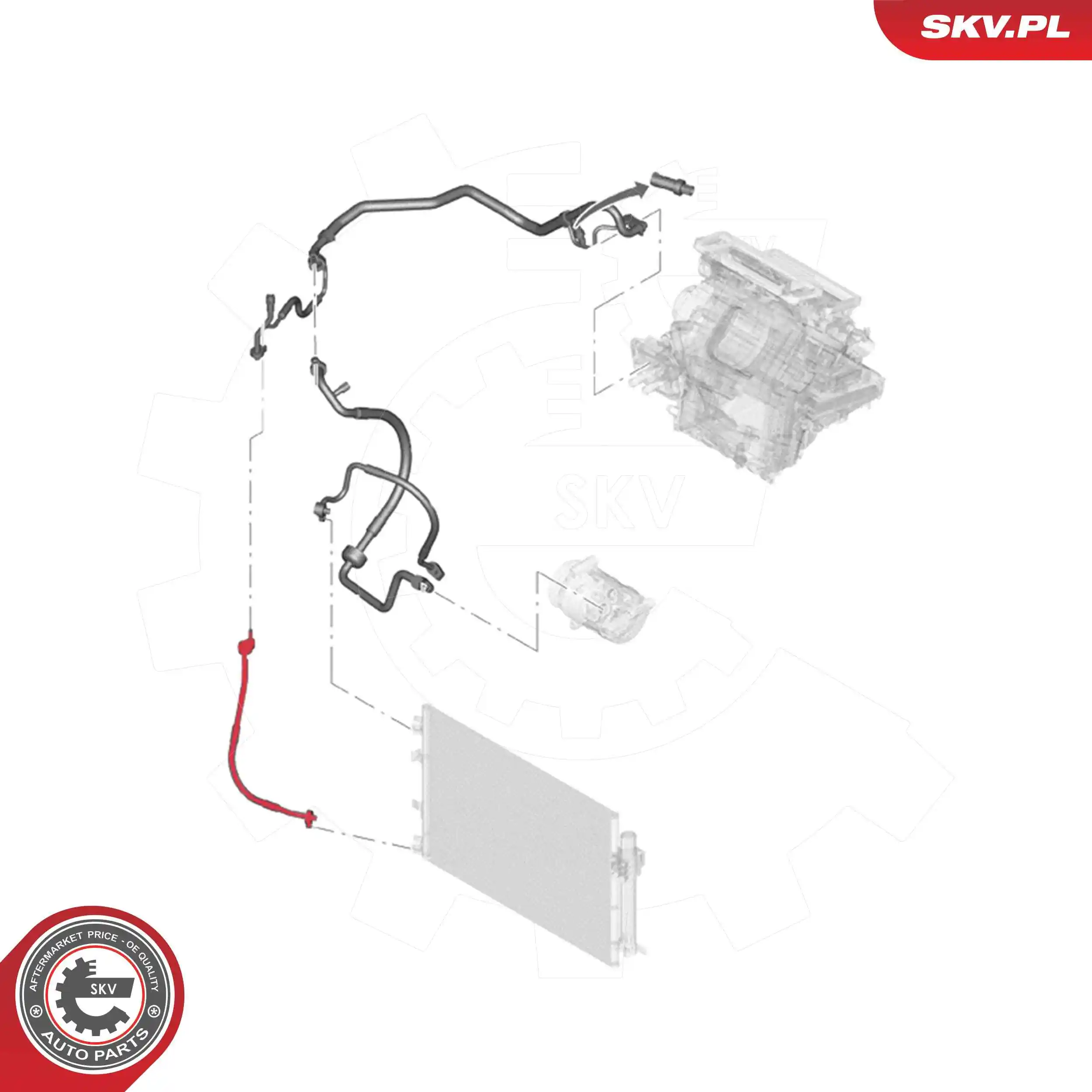 High/Low-pressure Line, air conditioning